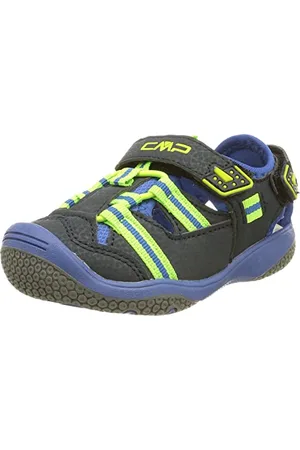CMP Dziecięce sandały dla chłopców, uniseks Naboo Hiking Sport, B.Blue-Acido, 27 EU