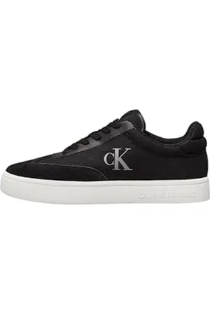 Calvin Klein CK JEANS Damskie klasyczne trampki Cupsole Low Mix MG WN YW0YW01636, czarne (czarne/jasne białe), 38 EU, , 38 EU