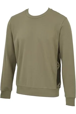 Emporio Armani Męska podstawowa bluza z kapturem frotte brązowa L, , L