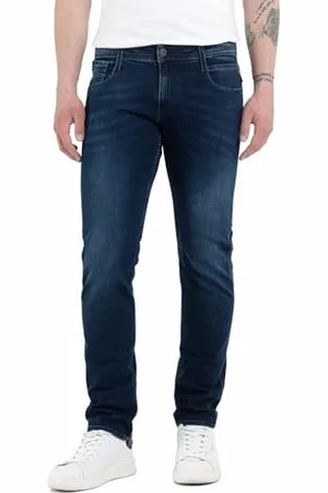 Replay Anbass Powerstretch Denim Dżins Mężczyźni, , 32W / 32L