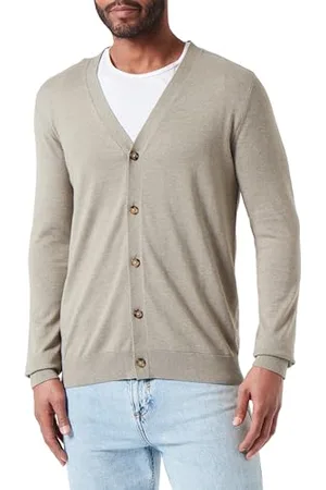 SELECTED SELETED HOMME Męski sweter z dzianiny Slhberg Ls Knit V-Neck Cardigan Noos, , L