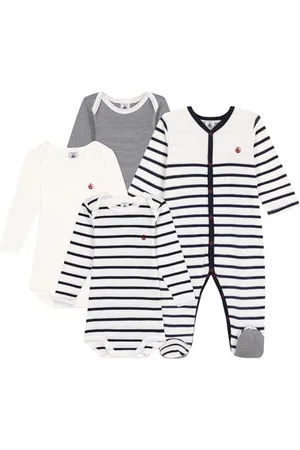 Petit Bateau A09N3 Śpi Dobrze + 3 Kombinezony, , 12 Mois dla niemowląt, , 12 miesięcy