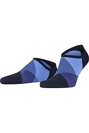 Burlington Mężczyźni Skarpety do trampek Clyde M Sn Bawełna krótkie z wzorem 1 Para, , 40-46