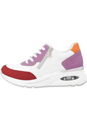 Remonte Damskie buty sportowe D2H00 Low, białe 82, rozmiar 36 EU, , 36 EU