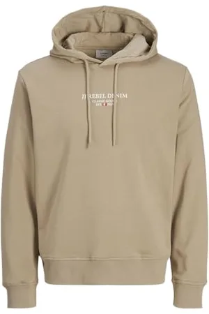 JJ Jrebjeans Rebel Print Sweat Hood Noos, , XXL