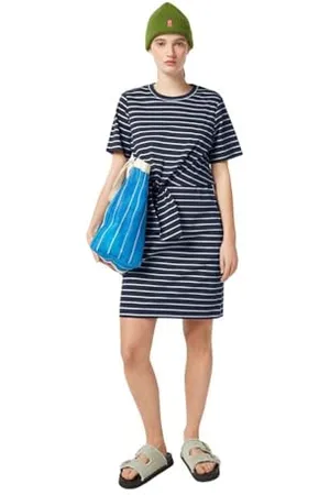Scotch&Soda Sukienka z dzianiny, Midnight Blue/Soft Ice 432, XL