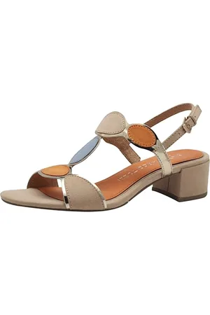 Marco Tozzi Damskie sandały 2-28230-42, Biscuit, rozmiar 36 EU, , 36 EU