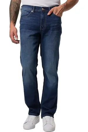 JP 1880 Męskie dżinsy Straight Fit, z recyklingu, , 34W / 32L