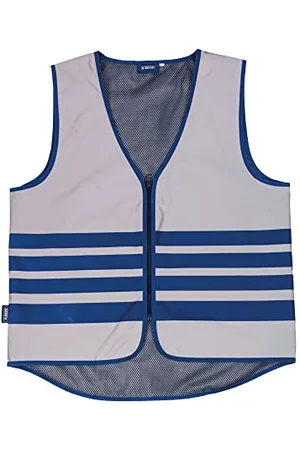 Abus Lumino Urban Vest kamizelka ochronna w pe?ni odblaskowa kamizelka ochronna dla lepszej widoczno?ci w nocy - dla doros?ych, z zamkiem b?yskawicznym, rozmiar XXXL