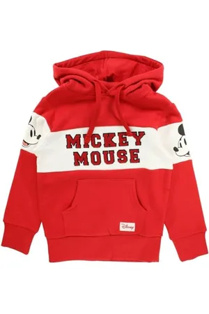 Disney Felpa Con Cappuccio Mickey Ragazzo sweter chłopięcy, , 5 lat