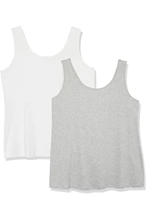 Amazon Damski podkoszulek (dostępny w dużych rozmiarach), 2 sztuki, , 6X