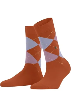 Burlington Kobiety Skarpety Queen W So Bawełna z wzorem 1 Para, , 36-41