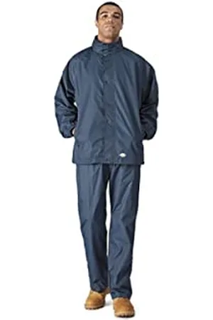 Dickies Sprzęt przeciwdeszczowy dla mężczyzn, zestaw przeciwdeszczowy (kurtka i spodnie), wodoodporny, , XXL