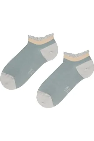 Kunert Damskie skarpety do sneakersów ELEGANT ROMANCE Fashion sage 35-38, , 35-38 EU