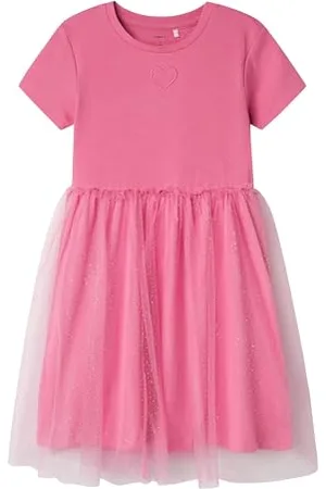 NAME IT NKFHARANA SS Tulle Dress PB, , 140 cm