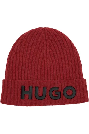 HUGO BOSS Damska czapka unisex X 565-3, M czerwona