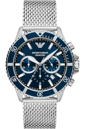 Emporio Armani Zegarek męski, chronograf, stal nierdzewna, AR11587, , Nowoczesny