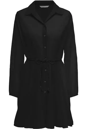 ONLY Onllumina L/S Short Dress WVN Noos, , XS