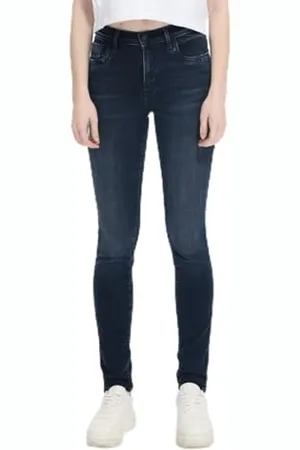 LTB Jeans Damskie Jonna B - Skinny Fit z wysoką talią i zamkiem błyskawicznym w kolorze niebieskim z mieszanki bawełny - rozmiar W28L28, , 28W / 28L