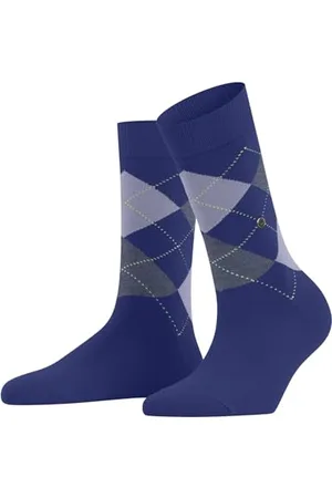 Burlington Kobiety Skarpety Queen W So Bawełna z wzorem 1 Para, , 36-41