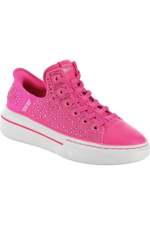 Skechers Snoop ONE Rhine-Stoned Sneaker, Różowe, 4 UK, , 37 EU