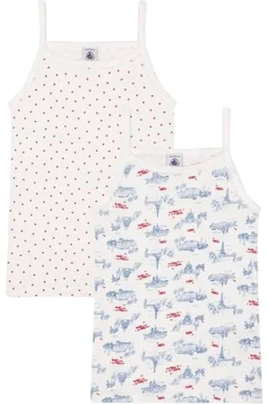 Petit Bateau Koszule na ramiączkach (zestaw 2) dziewczęce, , 8 lat