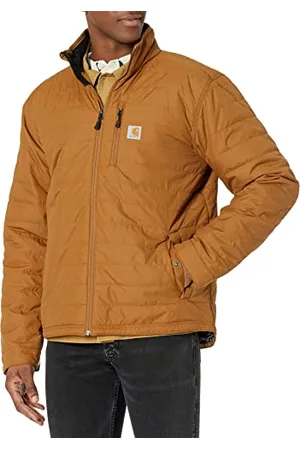 Carhartt Męska kurtka Rain Defender Relaxed Fit Lightweight Insulated Gilliam Jacket, brązowy ( Brown), XL