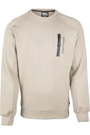 Gorilla Wear Bluza męska Newark, BEŻOWY, XXL