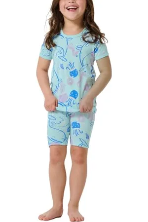 Schiesser Dziewczęca piżama krótka Girls World zestaw piżamowy, , 116, , 116 cm