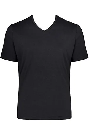 Sloggi Men Męska koszulka Go Shirt V-Neck Regular Fit bielizna, czarny, M