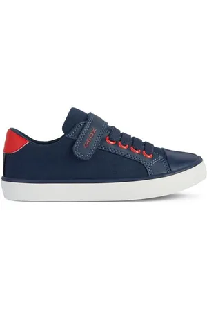 Geox J GISLI Boy B Sneakers, granatowe/czerwone, 34 EU, , 34 EU