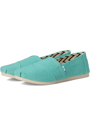 TOMS Damskie Alpargata Classic Espadrille, Aqua Heritage Canvas, 3,5 UK, , 36 EU