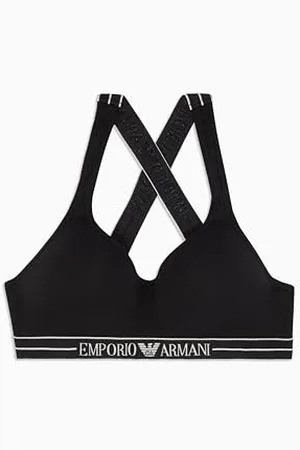 Emporio Armani Damski codzienny bawełniany usztywniany trójkątny biustonosz XL, , XL