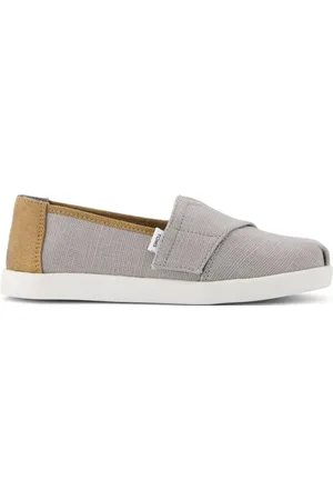 TOMS Alpargata Classic Slip-On Espadrille, Drizzle Grey Heritage Canvas/PU Trim, 2,5 UK, , 35.5 EU