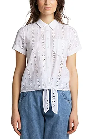 Mustang Bluzka damska Elsa Crochet Blouse, , 40 PL