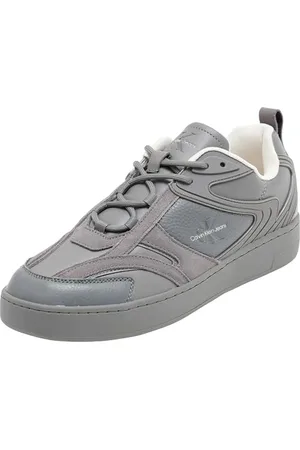 Calvin Klein Jeans Męskie sneakersy Basket Cupsole Hybrid AUTHEN 2 YM0YM01111, szare (Charcoal Grey), 8 UK, , 40.5 EU