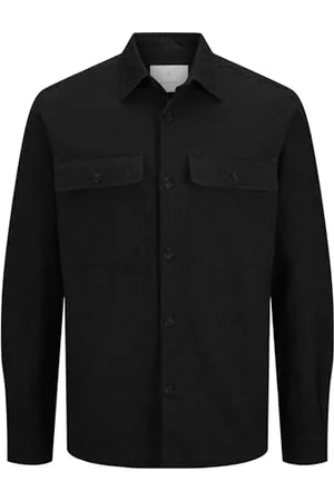 JACK & JONES Męska kurtka koszulowa JPRRAYMOND Melange Solid Overshirt LS SN kurtka koszulowa, , XXL, , XXL