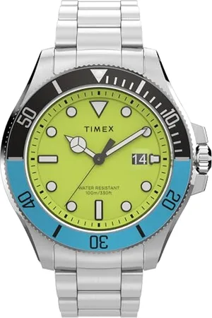 Timex Trend zegarek męski 43 mm – bransoletka ze stali nierdzewnej, tarcza ze stali nierdzewnej, koperta ze stali nierdzewnej, TW2V65300
