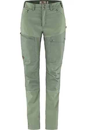 Fjällräven Damskie spodnie Abisko Midsummer TRS W Reg, zielone (Jade Green-Patina Green), 36