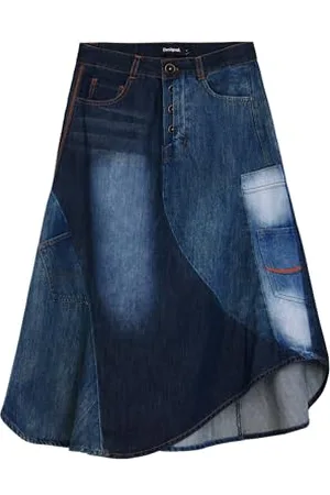Desigual Fal_Patch Clo Spódnica damska, , M