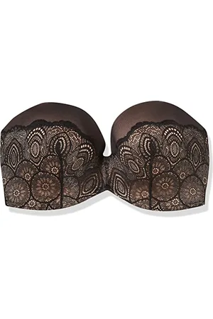 Wonderbra Refined Glamour Ultimate biustonosz bez ramiączek, koronka, mocne trzymanie, , 85E