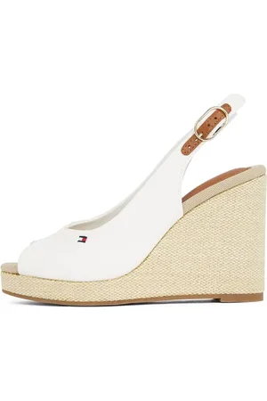 Tommy Hilfiger Damska flaga wysoki klin Espad Slingback Fw0fw08597 Espadryle, , 36 EU