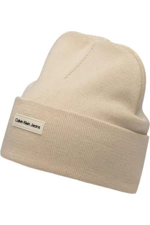 Calvin Klein Jeans Dzianinowa czapka damska z logo typu tag, , rozmiar uniwersalny