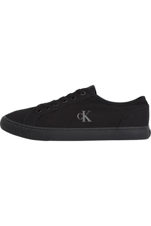 Calvin Klein CK JEANS Męska koszulka ESS VULC LOW MG Canvas YM0YM01209 Top, czarna (potrójna czerń), 6,5 UK, , 39 EU