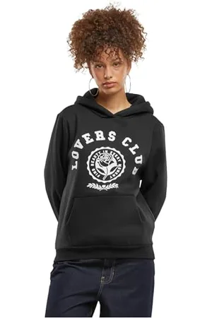 Mister Tee Lovers Club Ladies Fluffy Hoody M Black, , M