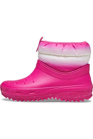 Crocs Classic Neo Puff Shorty Boot W Śniegowce Kobiety, Cukierkowy różowy stiuk, 37/38 EU