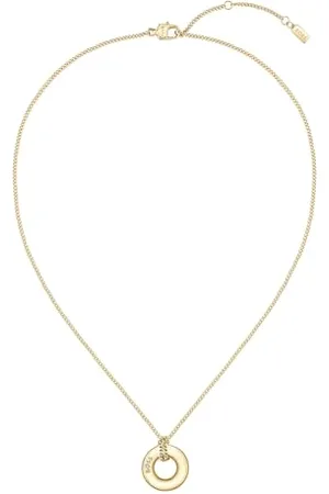 HUGO BOSS Biżuteria damska LIVE Collection Naszyjnik z żółtego złota z zawieszką - 1580684, Jeden rozmiar, Stal nierdzewna, Bez kamieni szlachetnych