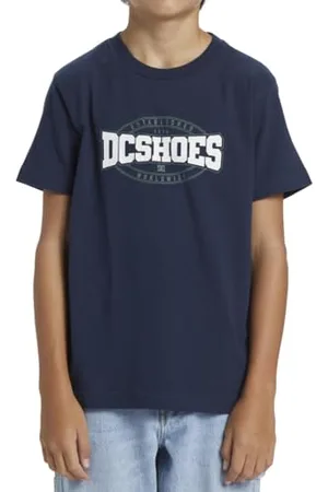 Dcshoes Chłopięcy t-shirt z krótkim rękawem, Dress Blues, 8 lat