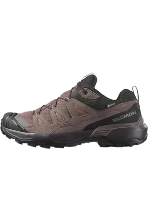 Salomon Damskie buty trekkingowe X Ultra 360 Leather Gore-tex, Cognac Peppercorn Black, 42 2/3 EU