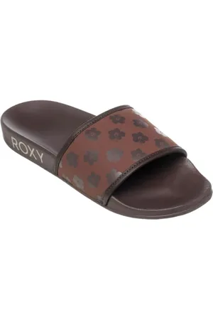 Roxy Damskie sandały SLIPPY IV, brązowe COMBO, 37 EU, , 37 EU